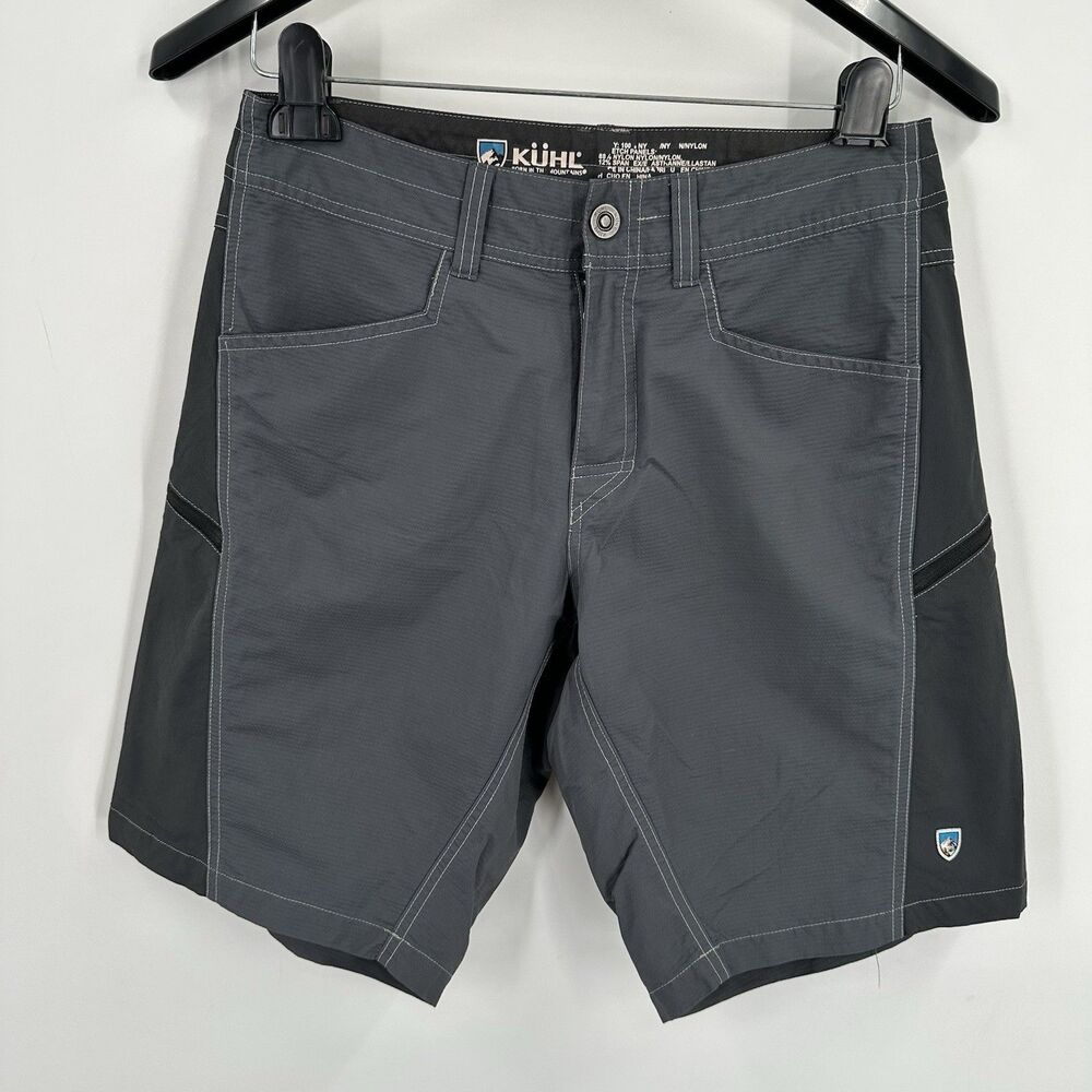 KUHL Mutiny River Board Cargo Shorts Size 30 Gray Men's